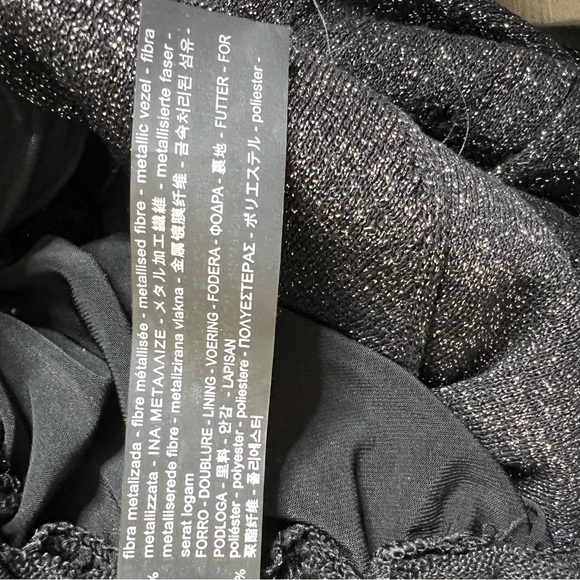 Zara limited Edition Women’s Italian Knit Metallic Maxi Dress - Picture 9 of 11